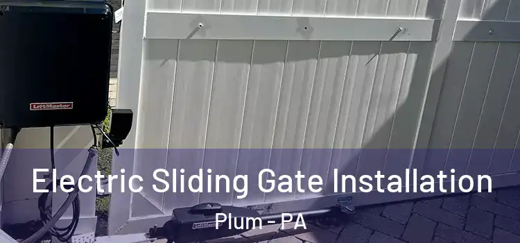 Electric Sliding Gate Installation Plum - PA